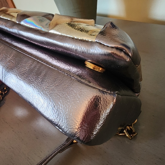 Metallic Betsey Johnson Purse - Picture 5 of 8
